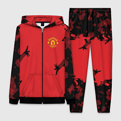 Женский 3D-костюм FC Manchester United: Red Original, цвет: 3D-черный