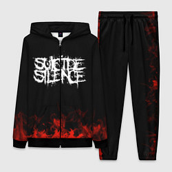 Женский 3D-костюм Suicide Silence: Red Flame, цвет: 3D-черный