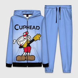 Женский 3D-костюм Cuphead Dab, цвет: 3D-черный
