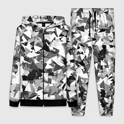 Женский 3D-костюм Городской серый камуфляж, цвет: 3D-черный