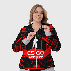 Женский 3D-костюм CS:GO - Дмитрий, цвет: 3D-меланж — фото 2