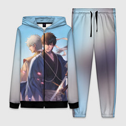 Женский 3D-костюм Gintama, цвет: 3D-черный