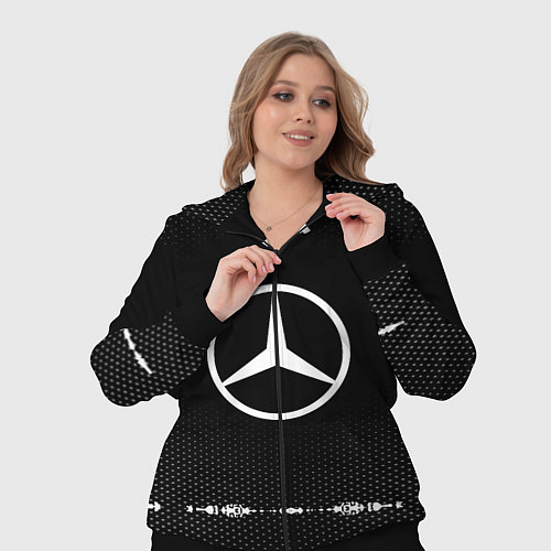 Женский костюм Mercedes: Black Abstract / 3D-Черный – фото 3