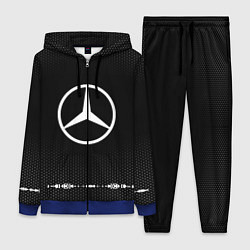 Женский 3D-костюм Mercedes: Black Abstract, цвет: 3D-синий