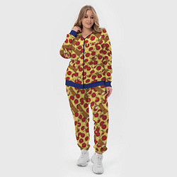 Женский 3D-костюм Любитель пиццы, цвет: 3D-синий — фото 2