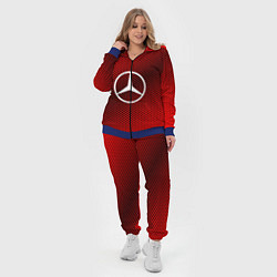 Женский 3D-костюм Mercedes: Red Carbon, цвет: 3D-синий — фото 2