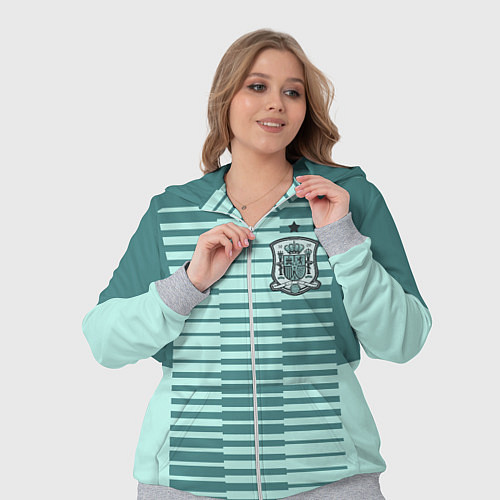 Женский костюм Сборная Испании: Вратарская ЧМ-2018 / 3D-Меланж – фото 3