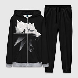 Женский 3D-костюм Волк Ведьмака, цвет: 3D-меланж