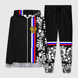 Женский 3D-костюм Россия: цветочная коллекция, цвет: 3D-меланж
