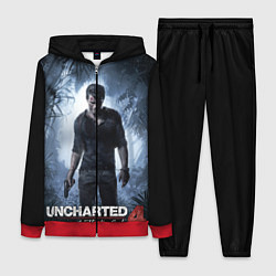 Женский 3D-костюм Uncharted 4: A Thief's End, цвет: 3D-красный