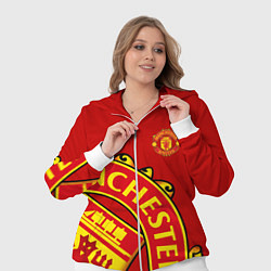 Женский 3D-костюм FC Man United: Red Exclusive, цвет: 3D-белый — фото 2