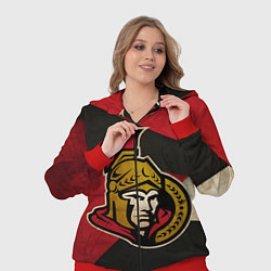 Женский 3D-костюм HC Ottawa Senators: Old Style, цвет: 3D-красный — фото 2