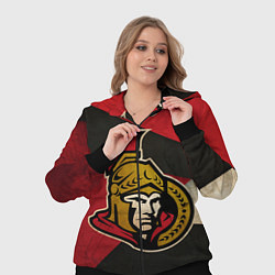 Женский 3D-костюм HC Ottawa Senators: Old Style, цвет: 3D-черный — фото 2