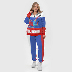 Женский 3D-костюм Russia Footballer, цвет: 3D-красный — фото 2