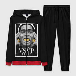 Женский 3D-костюм ASAP Rocky: Gold Edition, цвет: 3D-красный