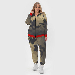 Женский 3D-костюм Camouflage Khaki, цвет: 3D-красный — фото 2