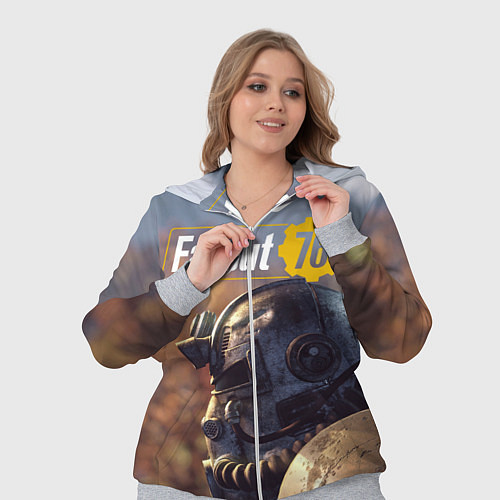 Женский костюм Fallout 76 / 3D-Меланж – фото 3