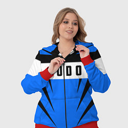 Женский 3D-костюм Judo Fighter, цвет: 3D-красный — фото 2