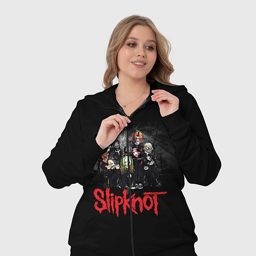 Женский костюм Slipknot Band / 3D-Черный – фото 3