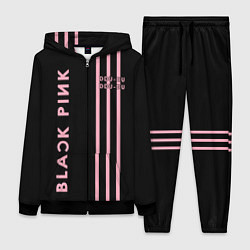 Женский 3D-костюм Black Pink, цвет: 3D-черный