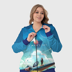 Женский 3D-костюм No Man’s Sky: Atlas Rises, цвет: 3D-синий — фото 2
