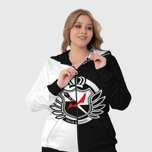 Женский костюм MONOKUMA SCHOOL / 3D-Черный – фото 3