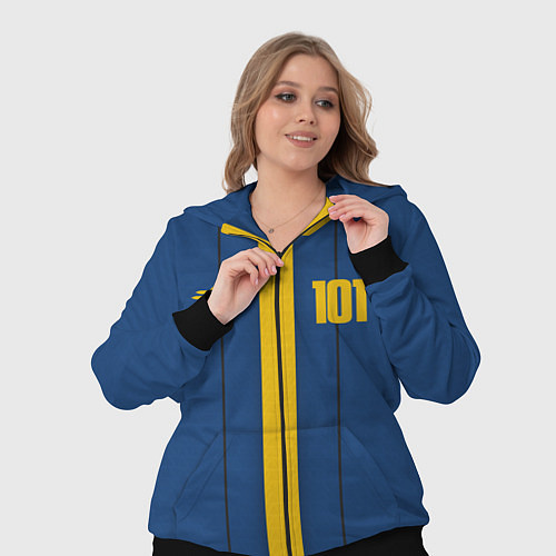 Женский костюм Fallout: Vault 101 / 3D-Черный – фото 3