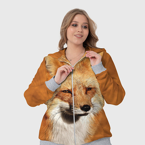 Женский костюм Хитрая лисичка / 3D-Меланж – фото 3