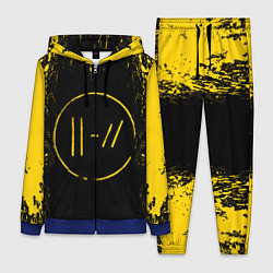 Женский 3D-костюм 21 Pilots: Yellow & Black, цвет: 3D-синий