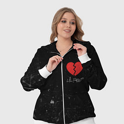 Женский 3D-костюм Lil Peep: Broken Heart, цвет: 3D-белый — фото 2