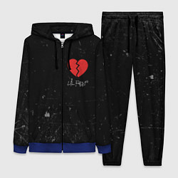 Женский 3D-костюм Lil Peep: Broken Heart, цвет: 3D-синий