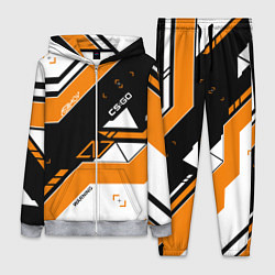 Женский 3D-костюм CS:GO Asiimov Inverted, цвет: 3D-меланж