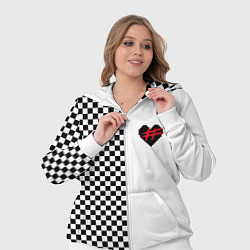 Женский 3D-костюм ФРЕНДЗОНА: Шахматы, цвет: 3D-белый — фото 2