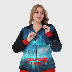 Женский 3D-костюм Stranger Things: Space Light, цвет: 3D-красный — фото 2