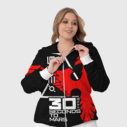 Женский 3D-костюм 30 Seconds to Mars, цвет: 3D-белый — фото 2