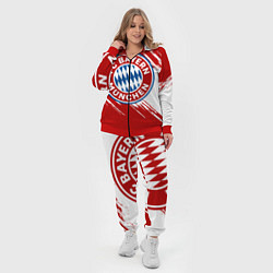 Женский 3D-костюм ФК Бавария, цвет: 3D-красный — фото 2