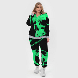 Женский 3D-костюм Slipknot: Acid Skull, цвет: 3D-меланж — фото 2