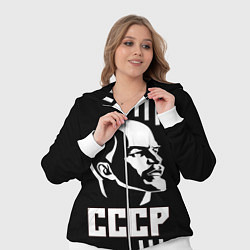 Женский 3D-костюм СССР Ленин, цвет: 3D-белый — фото 2