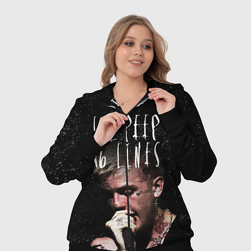Женский костюм Lil Peep: 16 Lines / 3D-Черный – фото 3