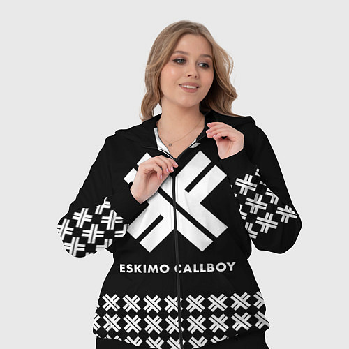 Женский костюм Eskimo Callboy: Cross / 3D-Черный – фото 3