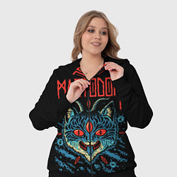Женский 3D-костюм Mastodon: Demonic Cat, цвет: 3D-черный — фото 2