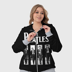 Женский 3D-костюм The Beatles: Black Side, цвет: 3D-меланж — фото 2