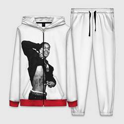 Женский 3D-костюм ASAP Rocky: White Fashion, цвет: 3D-красный