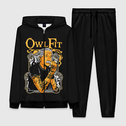Женский 3D-костюм Owl Fit, цвет: 3D-черный