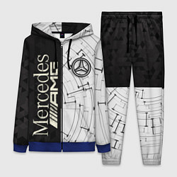 Женский 3D-костюм Mercedes AMG: Techno Style, цвет: 3D-синий