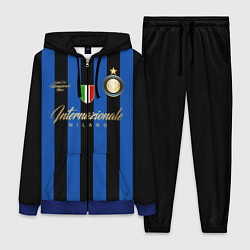 Женский 3D-костюм Internazionale Milano, цвет: 3D-синий