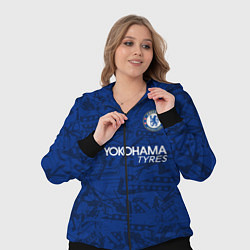 Женский 3D-костюм Chelsea home 19-20, цвет: 3D-черный — фото 2