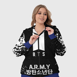 Женский 3D-костюм BTS ARMY, цвет: 3D-синий — фото 2