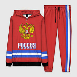 Женский 3D-костюм Хоккей: Россия, цвет: 3D-черный