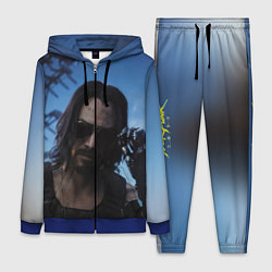 Женский 3D-костюм Киану Ривз, цвет: 3D-синий